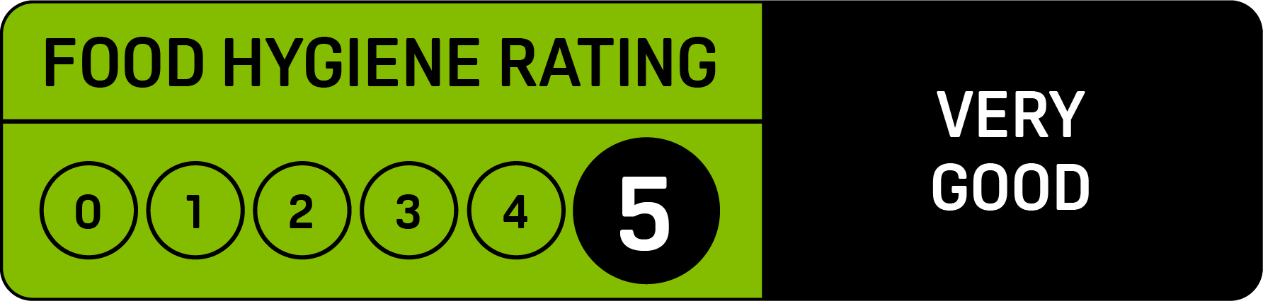 Food Hygiene Rating 5 - Very Good (Design version 1)