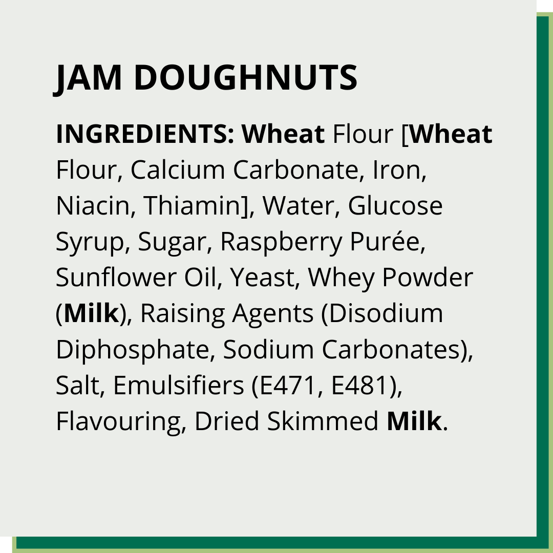 PPDS jam doughnut label simple