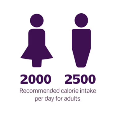 Calorie Wise man and woman