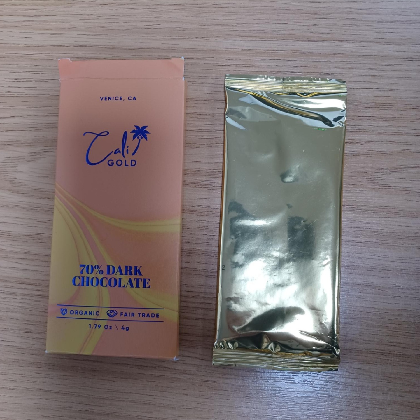 Example of Cali Gold chocolate bar that the FSA is strongly advising against eating