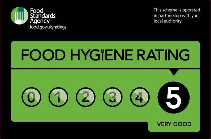 Image result for 5* food hygiene rating