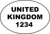 Example of oval health and identification marks: ‘UNITED KINGDOM 1234’
